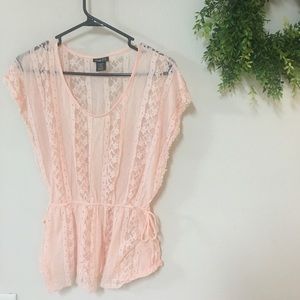 Blush pink top
